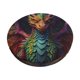 thumbnail image 1 of Balery Whimsical Dragon Color Cool Fundas de asiento para taburete de bar redondo de tela de terciopelo ajustables que protegen de arañazos y manchas para sillas de 14 a 17 pulgadas.-13 inch, 1 of 7