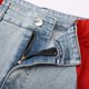 thumbnail image 3 of WILLBEST Pantalones Casuales para Mujer, Vaqueros elegantes con Rayas de Patchwork, Cintura Alta, Corte Holgado, Vaqueros con Bloques de Color, Pantalones Rectos de Pierna Ancha Chica, 3 of 7