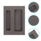 thumbnail image 3 of Molde de grafito, molde para lingotes, molde para fundir oro, molde para lingotes de fundición para cobre y aluminio (2 agujeros), 3 of 4