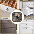 thumbnail image 6 of 4 Pcs Cabinet Handle Drawer Pulls Woodpecker Knobs with Screws Square Furniture Office Cabinet Knob Decoration, 6 of 7