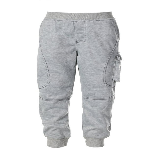 CHUANK Kids and Boys Sweatpants With Ribbed Cuffs