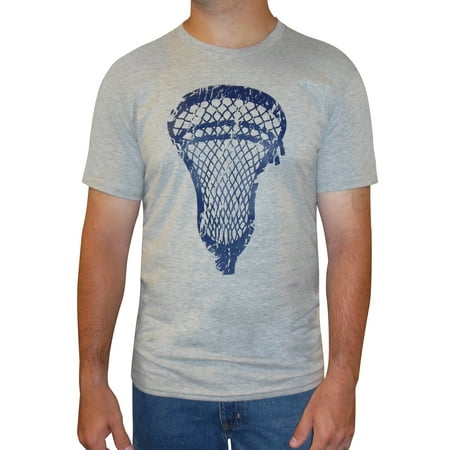 Zone Apparel Lacrosse Men's T-shirt - Lacrosse Head - Gift for Lacrosse