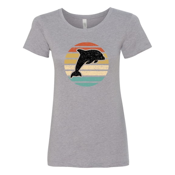 Inktastic Dolphin Cute Beach and Vacation Women's T-Shirt