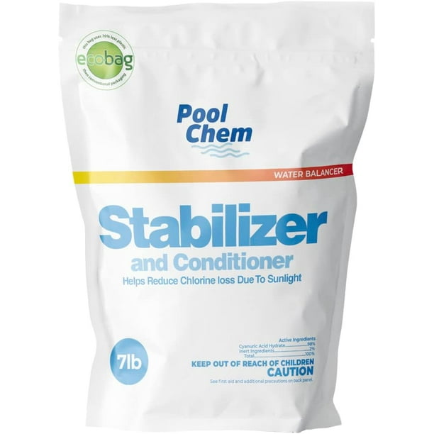 Pool Stabilizer and Conditioner Water Balancer Cyanuric Acid for Swimming Pools Longer