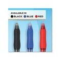 thumbnail image 3 of Profile Retractable Gel Pen Medium 0.7 mm, Blue Ink, Translucent Blue Barrel, Dozen, 3 of 6