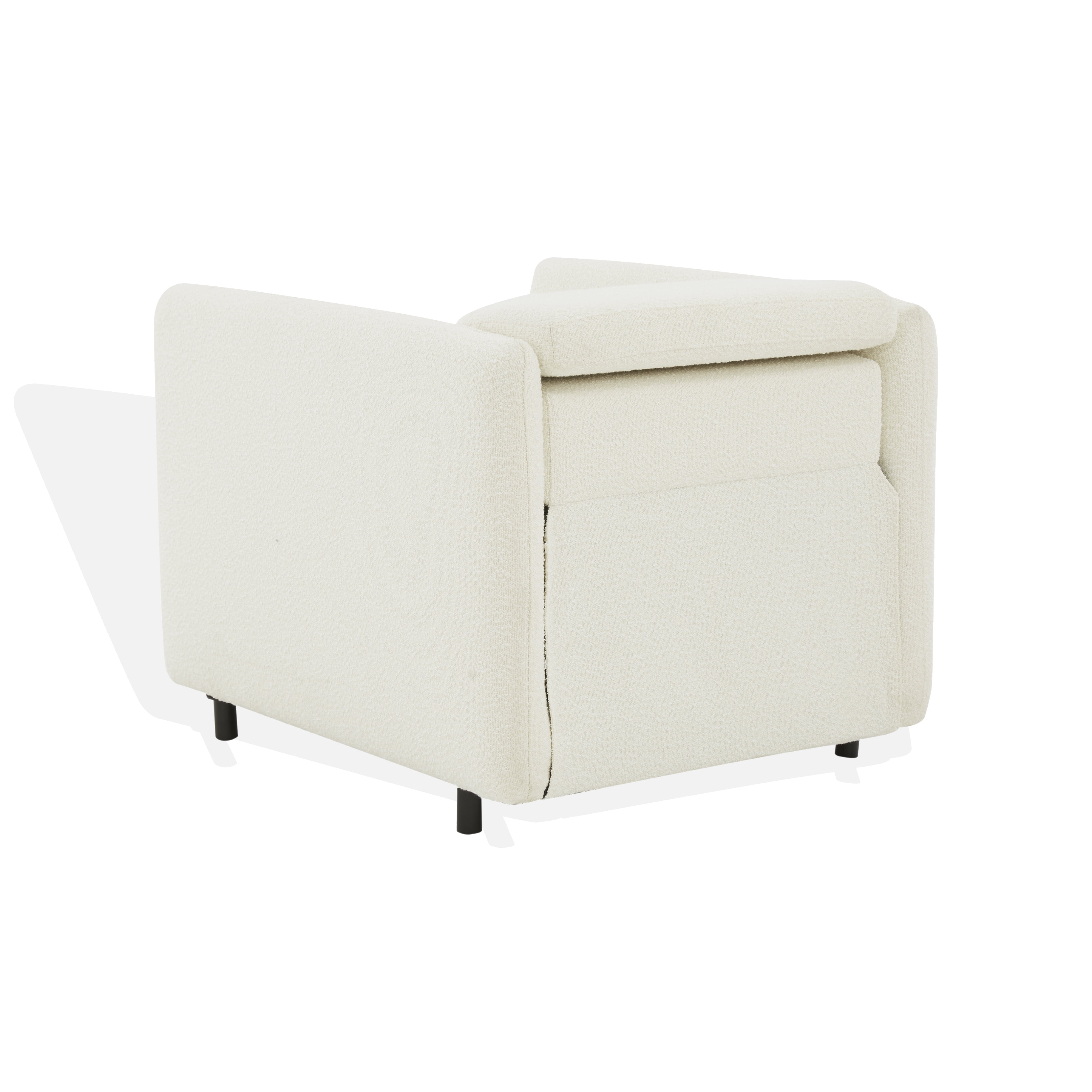SAFAVIEH Couture Macilena Boucle Recliner, Ivory