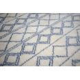 thumbnail image 2 of 4x6, 5x8 and 8x10 Moroccan Rug | White and Blue Wool Rug | TRD1713, 2 of 10