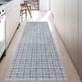 thumbnail image 1 of FairOnly 2' x 6' Area Rugs,Machine Washable Print Pattern Carpet for Living Room Bedroom Kitchen Hallway Home Decor, Non Slip Floor Carpet,Dark Gray, 1 of 8