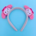 New Sanrio Cartoon Face Wash Headband Kawaii Plush Hello Kitty My