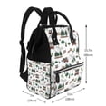 thumbnail image 2 of Fuzoiu Camping Caravan 2 Print Diaper Bag Backpack,Baby Essentials Travel Tote,Multi function Waterproof Diaper Bag, Travel Essentials Baby Bag - Unisex, 2 of 6