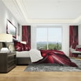 thumbnail image 3 of Designart 'Red Implosion' Modern & Contemporary Duvet Cover Set, 3 of 4