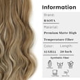 thumbnail image 2 of GFDYREE Extensions de Cheveux à Clip Invisible : Fil Transparent Taille Ajustable 4 Clips Sécurisés Longue Extension Postiche Secret 20 Pouces Cendré Brun Moyen Cendré Blond pour Femmes, 2 of 6