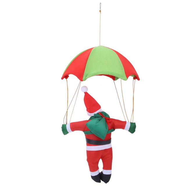 Juguete de Paracaídas, Muñeca de Santa Claus, Regalo de Navidad de Regalo Perfecto Vestido Encantador para la Navidad del Hotel Navidad del Hotel