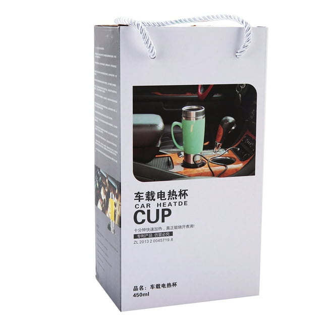 Taza de té para coche eléctrico, taza eléctrica para coche con aislamiento de agua de 12 V, taza para calentar el coche, una experiencia incomparable