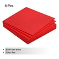 thumbnail image 3 of EVA Foam Sheets Red 9.8 Inch x 9.8 Inch 5mm Thick Crafts Foam Sheets Pack of 8, 3 of 5