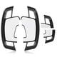thumbnail image 4 of Palanca De Cambios Extendida Par De Extensiones De Palanca De Cambios Cubierta De Cambio De Volante Compatible Con MK7 MK7.5 R 2013-2020 Estilo De Fibra De Carbono ANGGREK Estilo de fibra de carbono, 4 of 8