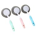 thumbnail image 1 of Handle Wire Brush Cleaning Ball Scourer Dish Washing Kitchen Cleaning (Blue), 1 of 3