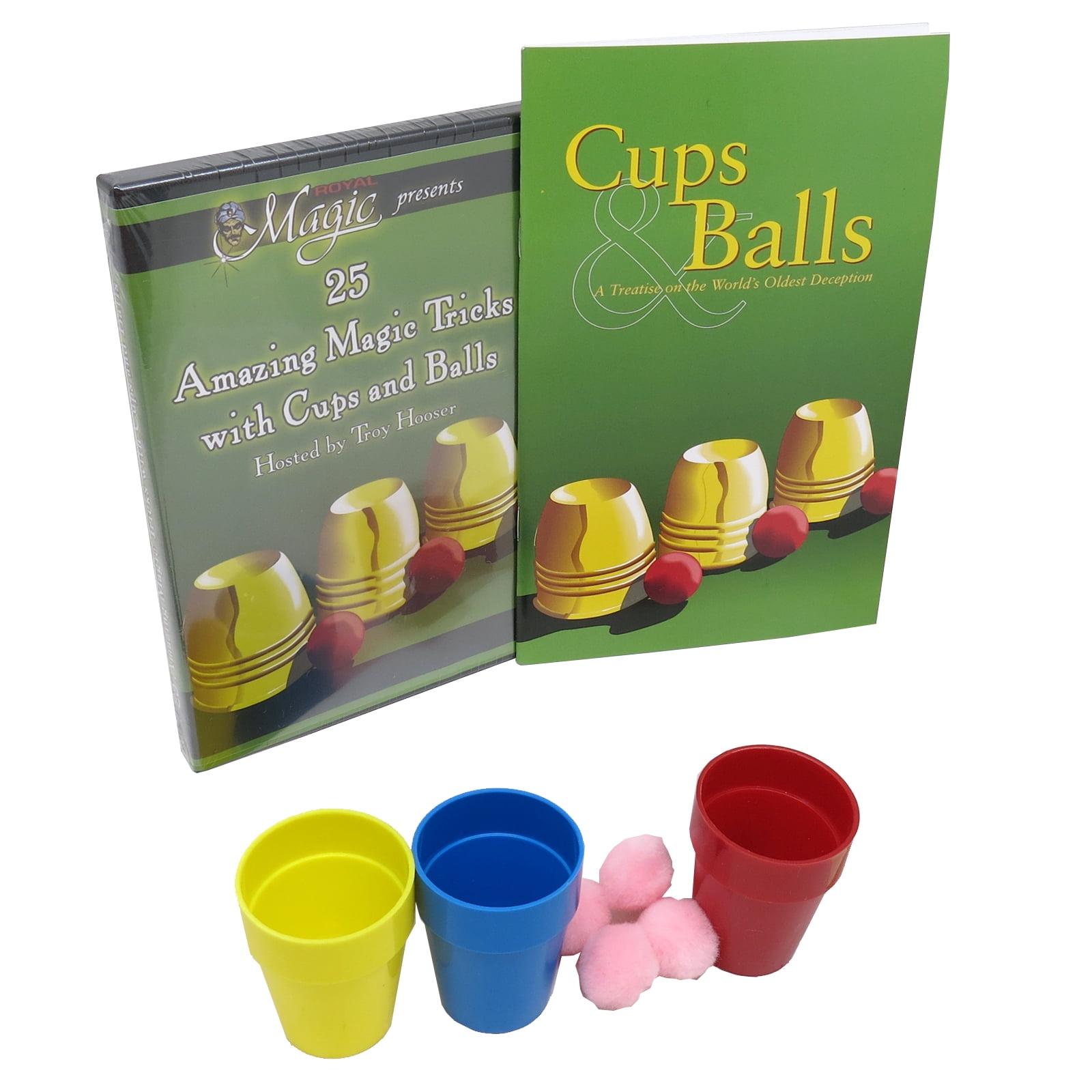 Royal Magic's Cups and Balls Trick Kit, Includes DVD, Cups and Balls
