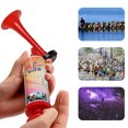 thumbnail image 2 of FARBIN Loud Air Horn Handheld Pump Air Horn Noisemakers for Kids Birthday Party, Football Match Sporting Events, Festival Celebrations, Fog Warning Horn Trump, 2pcs (Mini handheld horn 2pcs), 2 of 6