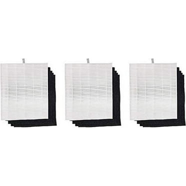 Nispira C545 True HEPA Filter S Replacement with 4 Carbon Pre Filter Compatible with Winix 1712-0096-00 Filter S / 113050 Filter C. Fit Air Purifier Model C545, P150, B151, 9300. 3 Sets