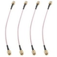 thumbnail image 1 of 4pcs 6.5 inch Length SMA Male to SMA Male Connector Pigtail Cable, 1 of 8