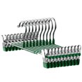 thumbnail image 2 of 10 Perchas Metal para Pantalones Antideslizantes Que Ahorran Espacio Acero Inoxidable () Verde, 2 of 2