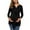Black, variant on KIHOUT Maternity Blouse V-Neck Long Sleeve Bandage Solid Color Breast-Feeding Pregnant Nursing Tops