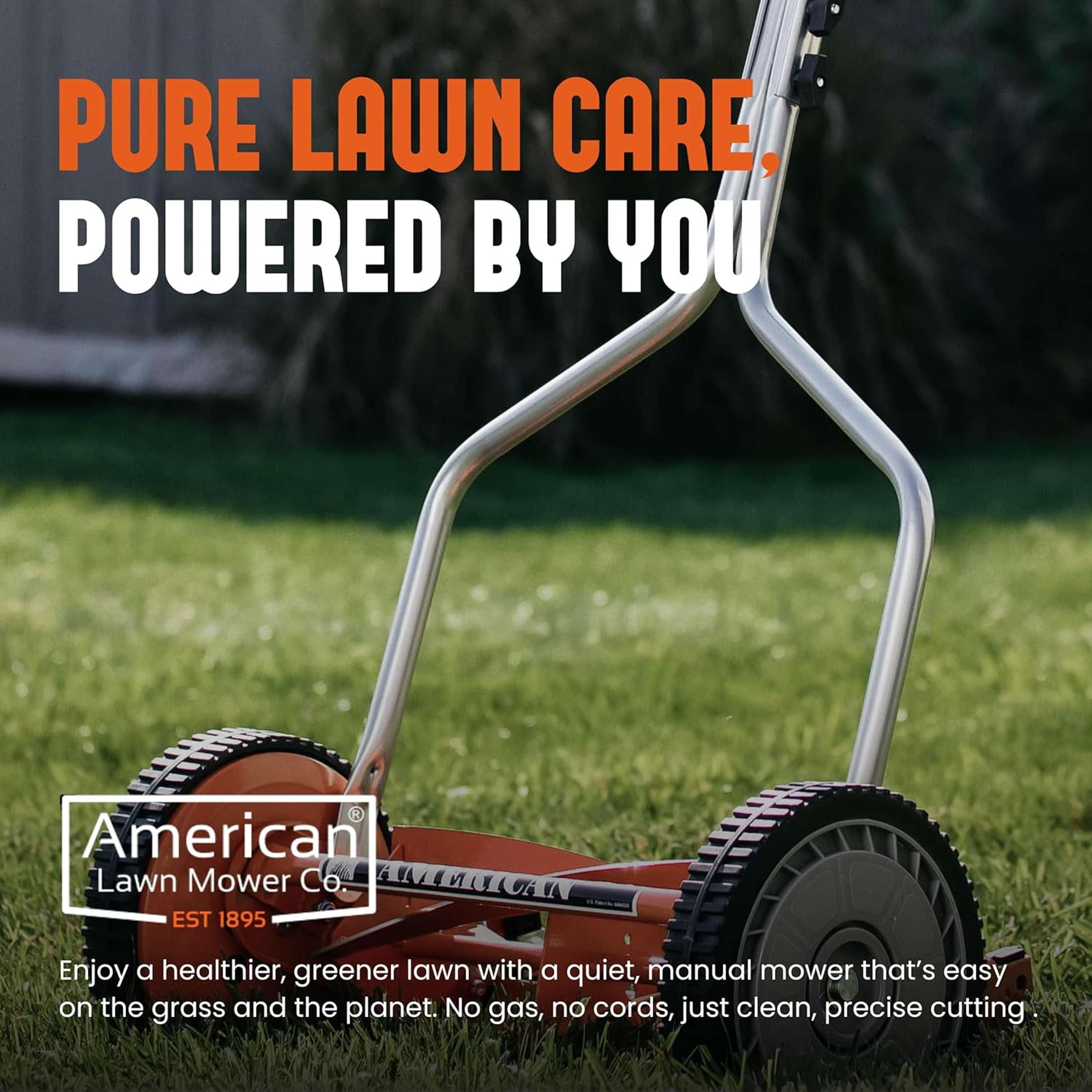 American Lawn Mower 1204-14 14-inch 4-Blade Push Reel Lawn Mower