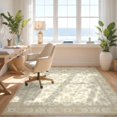 thumbnail image 3 of Design&I 6'x9' Ultra Soft Area Rug, Neutral Vintage Scroll Damask Distressed Ornamental Beige None Fluffy Washable Non Shedding for Guest Room Bedroom Living Room, 3 of 7
