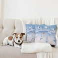 thumbnail image 4 of Ambesonne Cartoon Throw Pillow Cover 2 Pack, Winter at Woods Animals, 18", Multicolor, 4 of 5