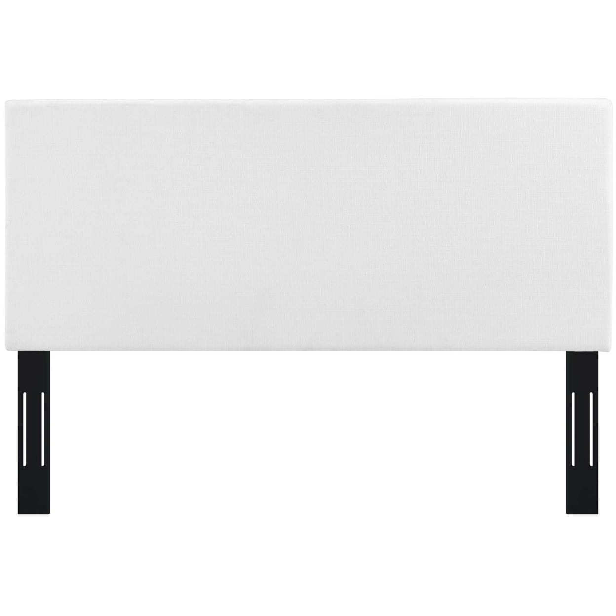 Modway Taylor King and California King Linen Fabric Headboard in White