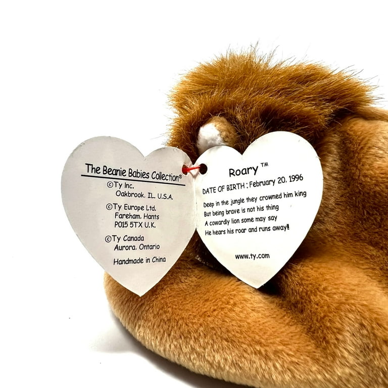 Roary the online lion beanie baby