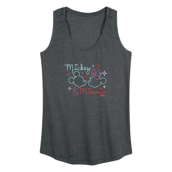 Disney - Mickey & Minnie - Highlight Love - Women's Racerback Tank Top