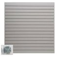 thumbnail image 1 of 05000147 Easy Living Easy Wall 4 ft. X 4 ft. or 8 ft. X 2 ft. Add Your Own Accessories Light Gray Slatwall Kit, 1 of 1