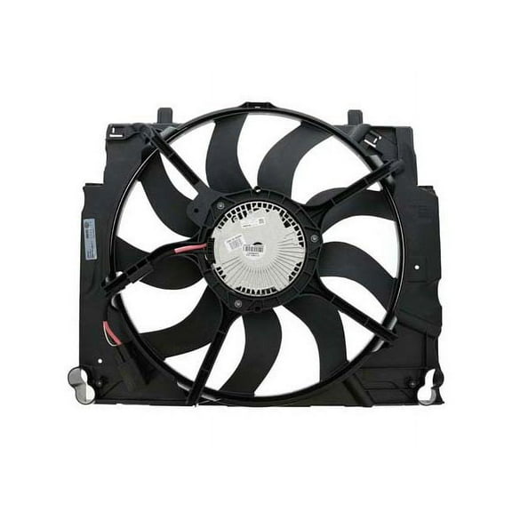 A/C Condenser Fan Assembly - Compatible with 2008 - 2010 BMW 535i 2009