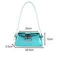 thumbnail image 7 of Women Shoulder Bag Glossy Handbag Stylish Tote Bag for Vacation Summer, 7 of 7