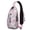 Boho Small Flor, variant on Football Soccer Basketball Sling Bag for Men, Women Sports Ball Print Backpack, Athletic Lightweight Daypack