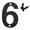G, variant on 3 Inch Metal House Numbers, House Address Numbers, Black House Garden Numbers for Outside, Metal Mailbox Number, with 2 Screws