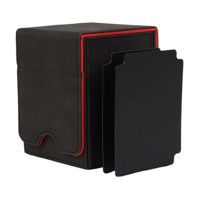 Baohd Étui en Cuir 100+ Cartes pour Cartes de Visite Noir Rouge