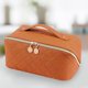 thumbnail image 1 of Bolsas de maquillaje de PU con bolsa de cosméticos de diamante con cremallera para viajes femeninos (marrón) Ygjytge Cuidado Belleza, 1 of 3