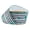 White/Black/Green, variant on LaRibbons 2 1/2" Wired Ribbon | Green Four Leaf Clover | 10 Yard Roll