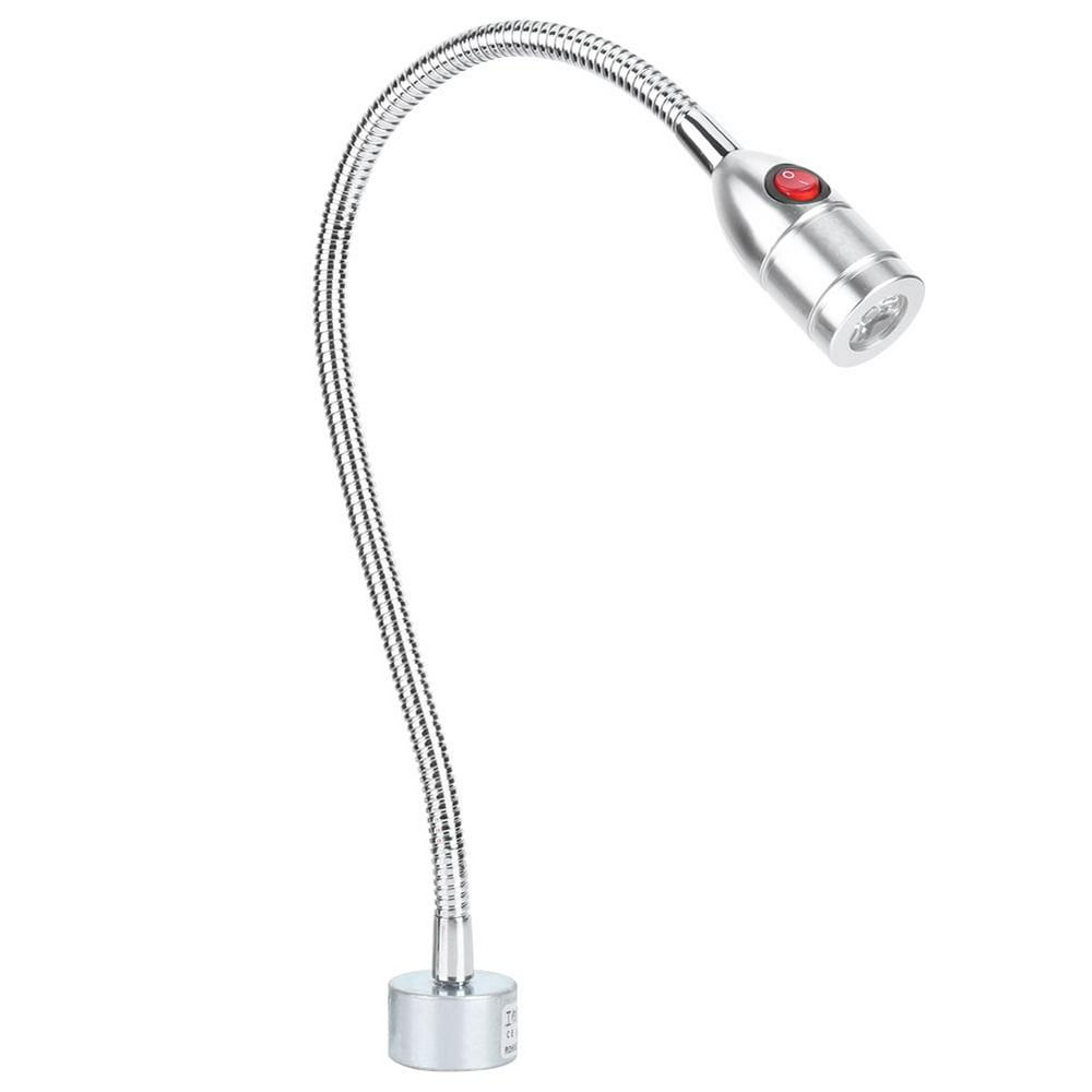 Mgaxyff Gooseneck Lamp,LED Desk Light,3W LED Flexible Gooseneck Lamp