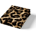 Black Brown Leopard Print Comforter Cover Set King Size Women Cheetah