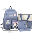 thumbnail image 3 of TopLLC Backpack Student Backpack School Backpack Campus Backpack Large Capacity Canvas Backpack Outdoor Travel Backpack Student backpack, 3 of 5