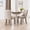 Beige, variant on Upholstered Wing-Back Dining Chair Set of 2, Velvet Tufted High Back with Nailhead Trim and Solid Wood Legs for Dining Room, Gold