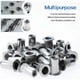 thumbnail image 5 of Desiderio 100 piezas M4 M5 M6 M8 Tuercas remachables, Tuercas remachables con inserción roscada, Tuercas remachables de acero inoxidable, Utilizadas para reparar muebles, decoración y manualidades, 5 of 5