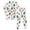 White, variant on Xyant Kid Christmas Pajamas, Boys Girls Soft Cotton 2 Piece Pjs Set Toddler Long Sleeve Sleepwear Size 6-7 Years