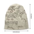 thumbnail image 4 of Gorro de punto del Callejón Diagon Gorro cálido para exteriores Mapa del Callejón del Dragón Menú Mago de Londres, 4 of 5