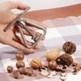 thumbnail image 2 of Bexikou Nut Cracker Tool,Stainless Steel Pecan Cracker Nutcracker Tool,Heavy Duty for All Nuts,Black Walnut, Macadamia Nuts, Hazelnut, Almonds,Pecan,Walnuts, 2 of 5