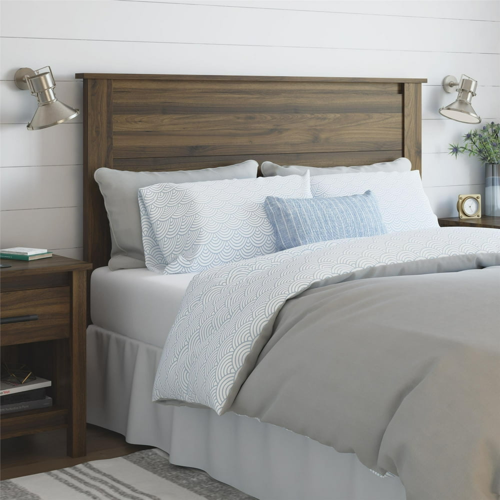 Better Homes & Gardens Wesley Queen Headboard, Walnut - Walmart.com